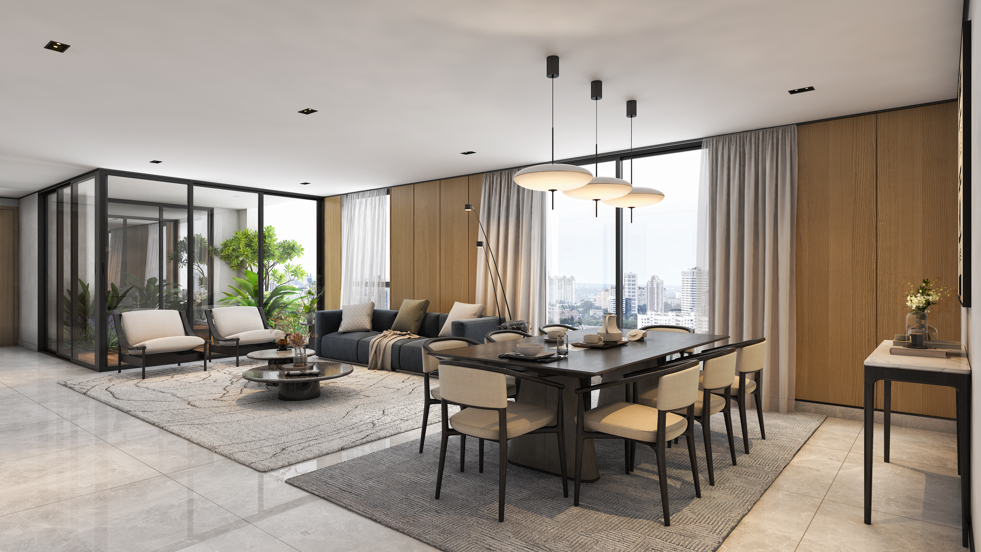 Exterior architecture view